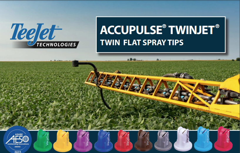 Accupulse Twinjet twin flat spray tips
