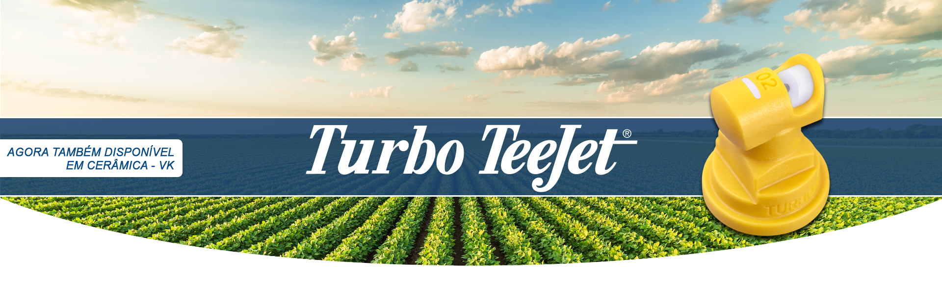 Turbo TeeJet® - Agora Também Disponível em Cerâmica - VK